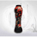 Activated charcoal carving Vase of dragon and phoenix for decoration